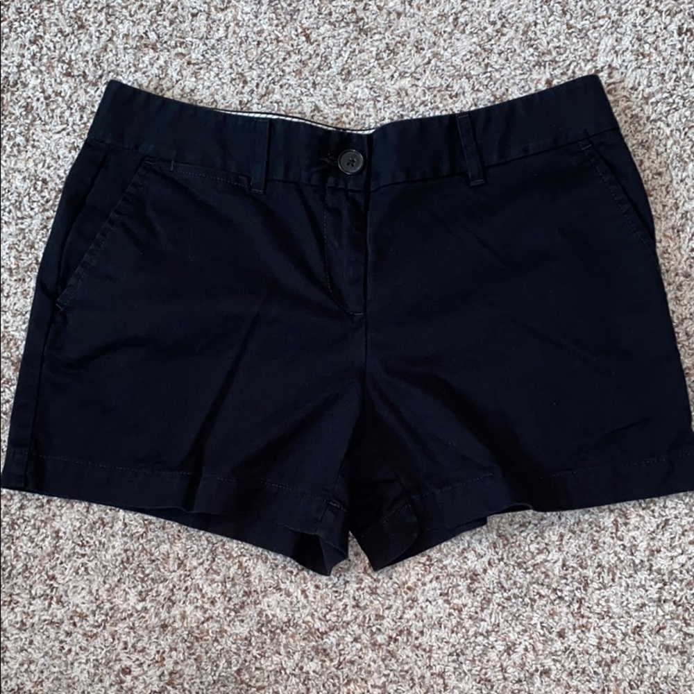 LOFT Black Chino Shorts